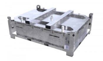 Genius Lio Guard LP1-Box Contenedor de transporte básico para baterías fabricado en acero galvanizado para baterías de litio-ion, incl. pyrobubbles