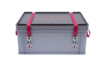 Genius Lio Guard S-Box 1 Contenedor de plástico básico para baterías de iones de litio incluido Pyrobubbles