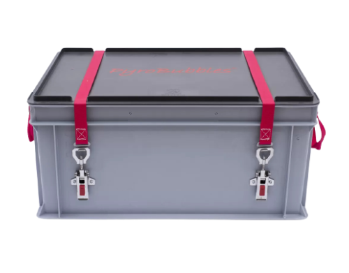 Genius Lio Guard S-Box 1 Contenedor de plástico básico para baterías de iones de litio incluido Pyrobubbles