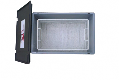 Genius Lio Guard S-Box 2 Contenedor de plástico avanzado para baterías de litio-ion incluye Pyrobubbles