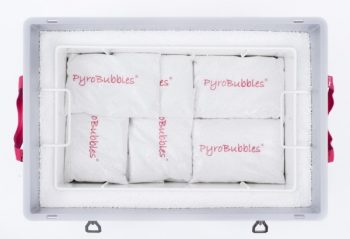 Contenedor de plástico Premium Genius Lio Guard S-Box 2 para baterías de Li-ion incl. Pyrobubbles