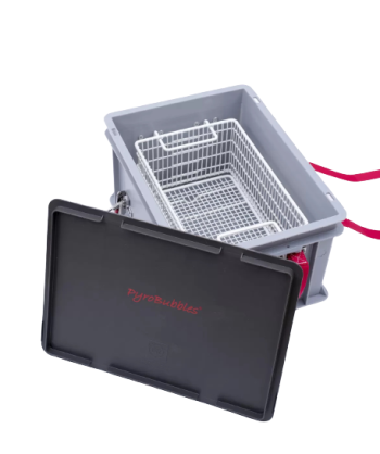 Genius Lio Guard XS-Box 1Contenedor avanzado de plástico para baterías de Li-ionincl. Pyrobubbles