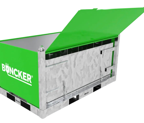 Contenedor de transporte y almacenamiento BUNCKER Pro Line Heavy XXL para baterías de iones de litio / baterías recargables de iones de litio