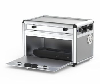 Raclan Box - Caja para almacenamiento con sistema de descarga integrado para baterías de iones de litio.