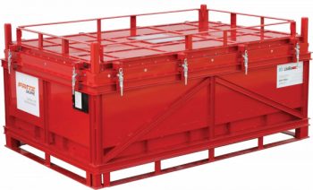 mts LiioBox redContenedor de transporte y almacenamiento de acero inoxidable para baterías de iones de litioincl. material de relleno