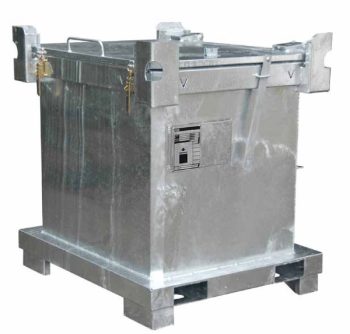 Contenedor de transporte y almacenamiento Bauer TIPO SAP 600-1 para baterías de iones de litio / acumuladores de iones de litio