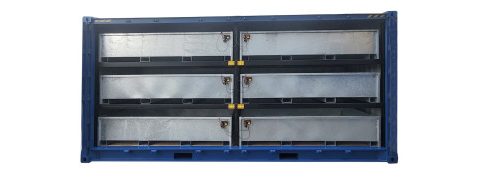 SEDA Contenedor de Batería HV para baterías de iones de litio / baterías recargables de iones de litio con función de extinción