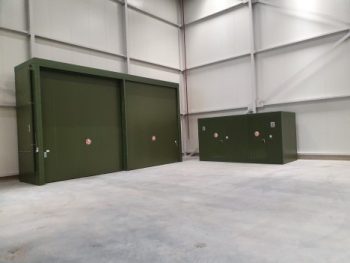 Contenedores de estantería LOXXER para baterías de ion de litio / baterías recargables de ion de litio